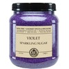 India Tree, Ultra Violet Sparkling Sugar, Canister | Shimmery Sugar