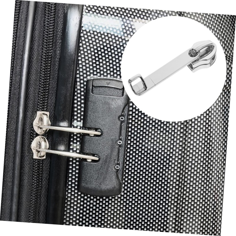 SHINEOFI 4pcs Heavy Duty Luggage Zipper Pull Replacement Double Explosion