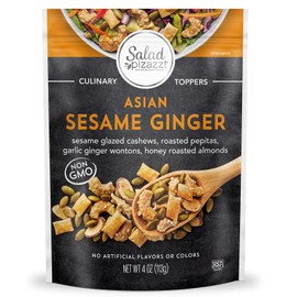 Asian Sesame Ginger Salad Topping, 4oz, Non GMO, No Artificial Flavors or Colors