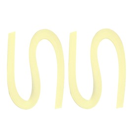 PATIKIL 240pcs Quilling Strips Paper 3/8"(10mm) 21"(54cm) Origami Paper Quilling Strip for Art DIY Hand Craft Christmas, Light Yellow