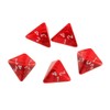 Yourandoll 10pcs Polyhedral Dice D4 Dice 4-Sided Dice for Dungeons
