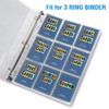 36 Pack 9 Pocket Page Protectors, Sooez Trading Card Sleeves