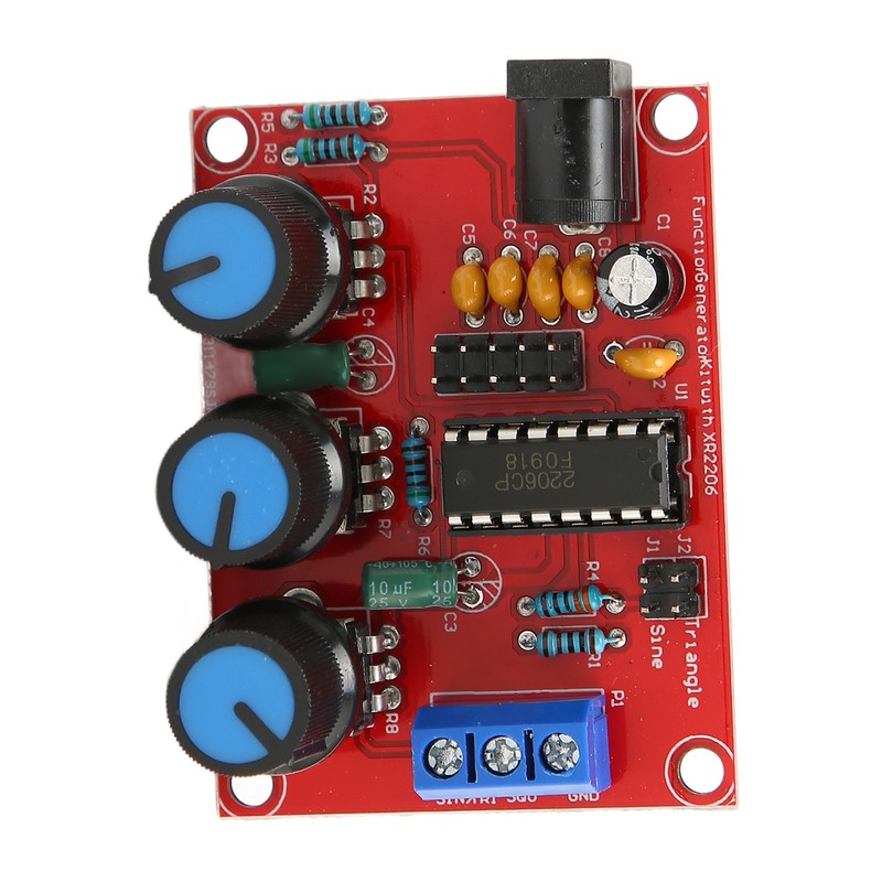 2Pcs Signal Generator Kit Sine Triangle Square Output 1Hz‑1MHz 9‑12V