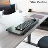 VIVO Black Single Top 27 inch Heavy-Duty Scissors Lift Keyboard