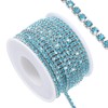 sourcing map 11 Yard Crystal Rhinestone Close Chain Trim, Crystal