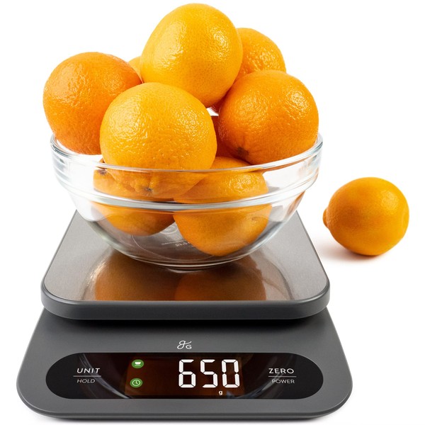 Greater Goods High Capacity Kitchen Scale, 10kg/22lb Capacity Food Scale