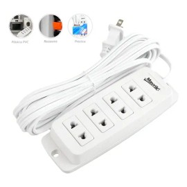 Multicontacto Cable Extensión Eléctrica 2 En 1 Doméstico                                                                                              