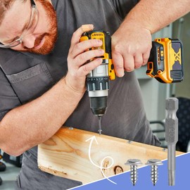 Pack of 100 Self-Tapping Stainless Steel Torx Screws Stainless Steel with 1 T20 Hex Screwdriver, M4 x 10 mm Self-Tapping Screws, Stainless Steel Screws for Wood Products, Electrical Appliances,