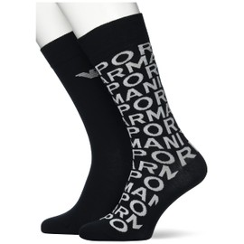 Emporio Armani Men's All Over Logo 2-Pack Short Socks Set, Black/Black, One Size