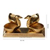DreamKraft Loving Bird Duck Chopda Pair with Kumkum Roli Rice