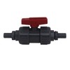 Double Union Ball Valve PVC Threaded Inline Shut Off Valve