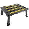 Unbranded Adjustable Aluminum RV Step Stool Foldable Non-Slip Platform Supports