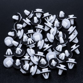 Rexka 40pcs Rear Moulding Door Panel Clips for Toyota Pick-Up Pontiac Vibe 62955-20020 GM 94848834