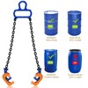 AIindu 55 Gallon Drum Lift -Chain Drum Lifter- 2200 lb