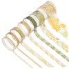 STOBOK 14rolls Ancient Themed Washi Tape Decorative Scrapbook Tapes for