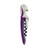 Franmara Soft-Touch Murano Two-Step Waiter Corkscrew with Nonstick Spiral (Purple)