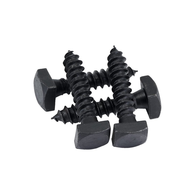 Rustic Black Exterior Square Lag Screws 5/16" x 1-1/2" Ruspert