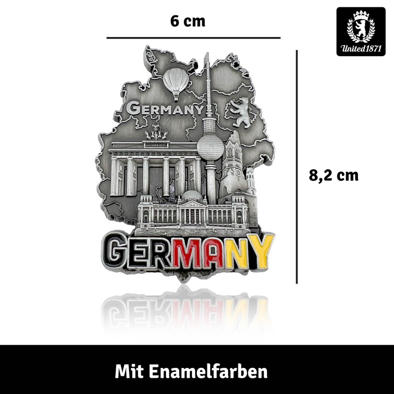 United1871 Germany Souvenir Magnet, Berlin Souvenir, Keepsake Magnet Made of