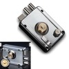 Exterior Gate Lock Stainless Steel Copper Lock Core Left Open