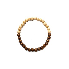 LEBEJUA Napkin Rings Set of 6 - Modern Napkin Holder Rings with Wooden Beads | Dinner Napkin Ring for Holiday & Christmas, Birthday Party, & Wedding Decor - Farmhouse Napkin Rings Bulk (Specia)