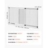 VEVOR Adjustable Window Screen, 15" H x 21" - 40"