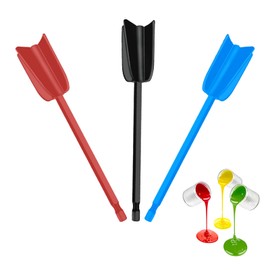 Epoxy Resin Mixer, Paint Stirrer, Resin Mixer for Reusable Epoxy Resin Stirrer, Epoxy Resin Stirrer for Resin Moulds, Paint Mixer for Epoxy Resin, Pigment, DIY Crafts, Painting - 3-Piece Epoxy Resin