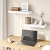 Fixwal Floating Shelves for Wall, 15.7" Wood Wall Mounted Shelves
