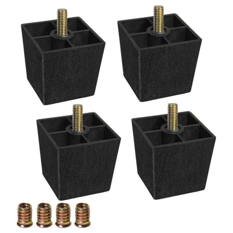 Sopicoz 2 inch Sofa Legs Plastic Feet for Furniture Legs