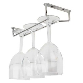 Glass Hanger 10" CHROME c/w 3 screws
