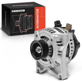 A-Premium Alternator Compatible with Ford E-150/E-250 2009-2014, E-350 Super Duty/E-450 Super Duty 2009-2017, Crown Victoria & Lincoln Town Car & Mercury Grand Marquis, 12V 155A 6-Groove Pulley CW