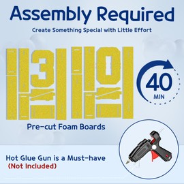 imprsv imprsv Marquee Numbers Gold 30th-Birthday Decorations: Large 3ft Light Up Number 30 Birthday Decoration for Women Men Thirty Year Old Anniversary Decor Party Backdrop Big Mosaic Number 30