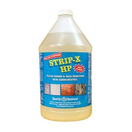 Quality Chemical Strip-X H.P. High Power, Low Odor Floor Stripper & Wax Remover-1 gallon (128 oz.)