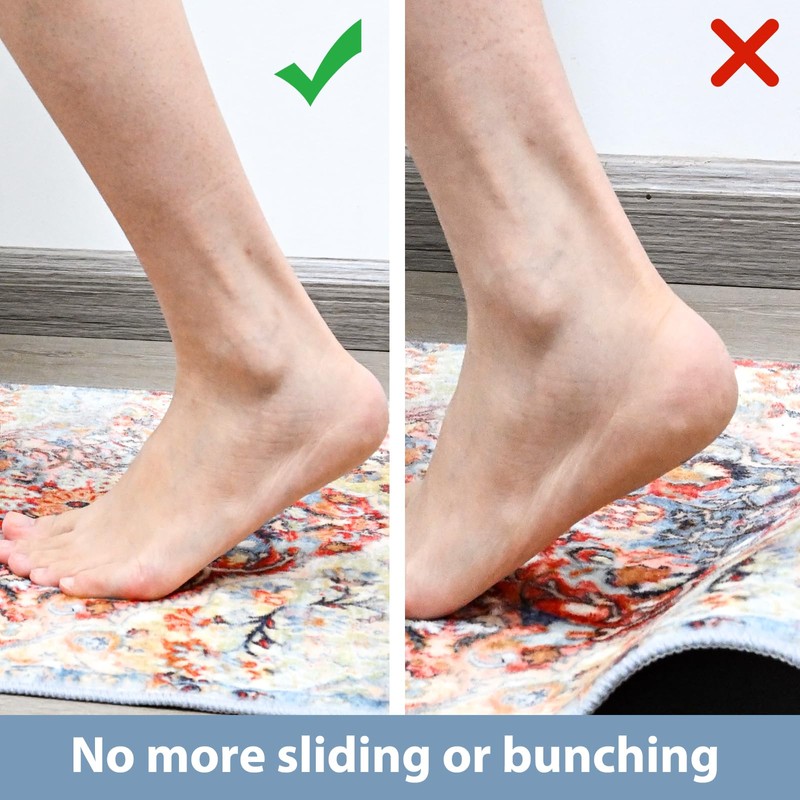 Non Slip Rug Underlay 90x150 cm Rug Pads for Wooden