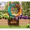 Fire Beauty Heavy-Duty Portable Garden Hose Holder with Storage Basket,120+