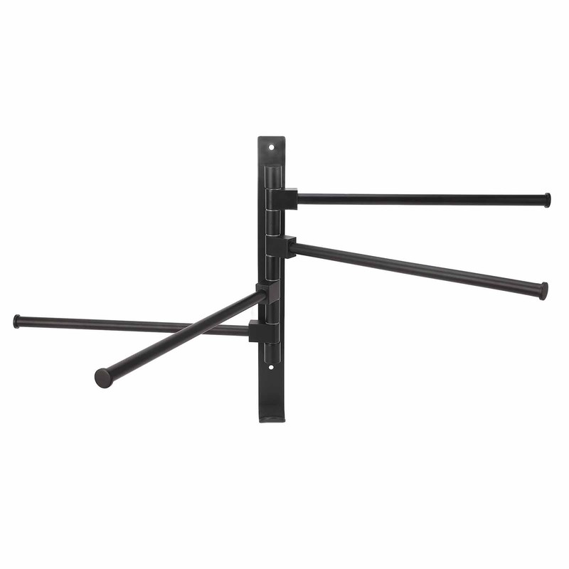 RV Clothes Drying Rack Aluminum Multifunctional Drilling Free Wind Proof
