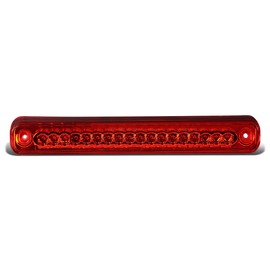DNA MOTORING 3BL-C1088-LED-RD Red Lens LED Third Tail Brake Light [Compatible with 88-00 C1500 C2500 C3500 / K1500 K2500 K3500]