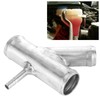 Coolant Y Hose Pipe Flange Housing Aluminium Connector 1K0121087H Fit