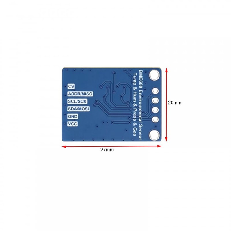 BME680 Environmental Sensor, Environmental Module, Supports Temperature Humidity Barometric Pressure