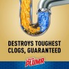 Liquid-Plumr Pro-Strength Clog Destroyer Gel 32oz Drain Cleaner with PipeGuard