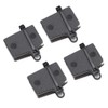 Brake Pads, 4 Pairs Stable Bicycle Disc Brake Pads with
