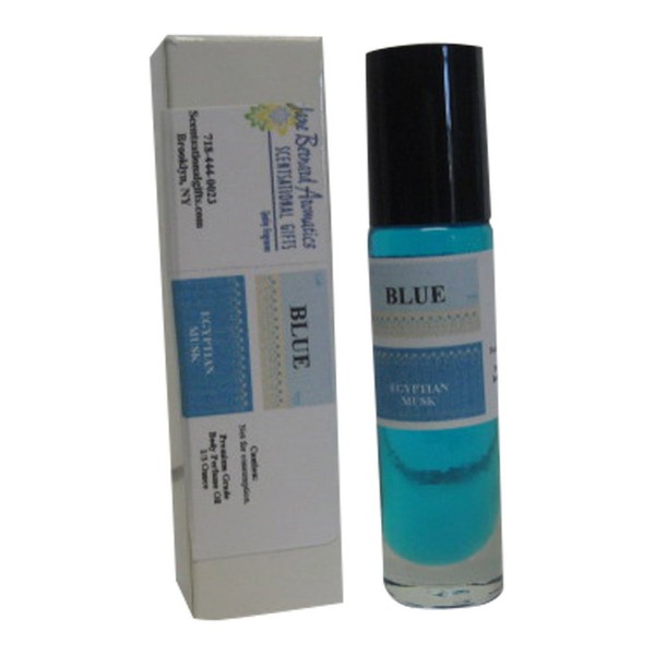 Jane Bernard Egyptian Blue Musk-Type Unisex Fragrance Body Oil_10ml_1/3 Oz Roll On
