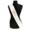 White with Gold ‘Prom King’ Sash