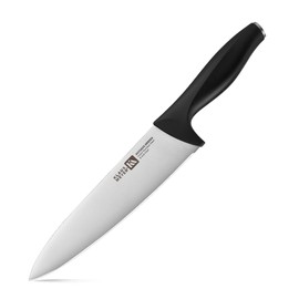 Klaus Meyer Acciaio High Carbon Stainless Steel 8 inch Chef's Knife (Black)
