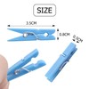 Jdesun 50 Pieces Photo Clips,Mini Plastic Picture Paper Clip Clothespins