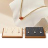 Oirlv Necklace Display Stand Wooden Necklace Storage Stand Pendant Organiser