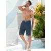 SILKWORLD Mens Swim Trunks with Compression Liner 10" Swim Shorts