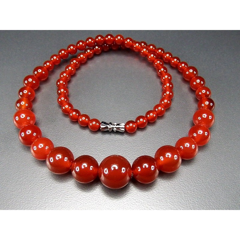 Stone Street AAAA Carnelian Necklace Natural Stone Achieving Goal Power