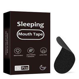 30pcs Cintas bucales para dormir,Reduce la sequedad bucal Parches para boca,Tiras bucales boquillas para mejorar la calidad del sueño y reducir los...