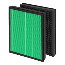 Hichoryer Airmega Max2 300 Filter Replacement, Compatible with Coway AIRMEGA Max2 300/300S Air Purifiers, True HEPA & Activated Carbon Filter, Part#AP-1515-FP, 1Set