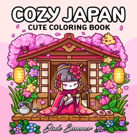 Cozy Japan: Cute Coloring Book for Adults and Teens with Charming Characters and Delightful Japanese Scenes for Relaxation (Cozy Coloring Books)
